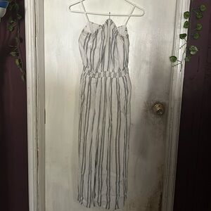 Striped romper